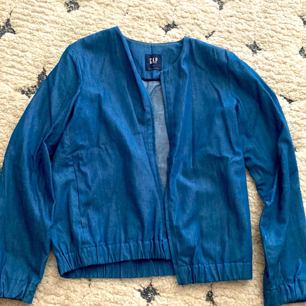 Gap Jean bomber jacket, size xs